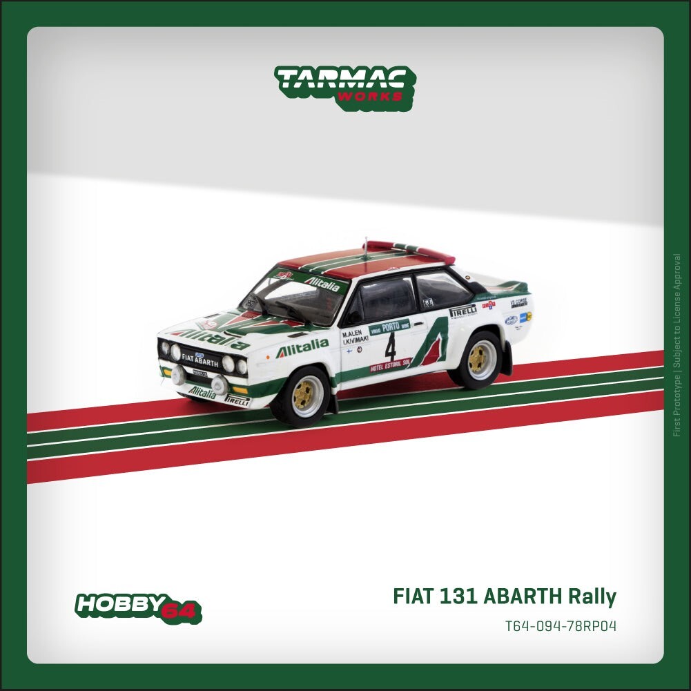 [預訂] Tarmac Works FIAT 131 ABARTH Rally