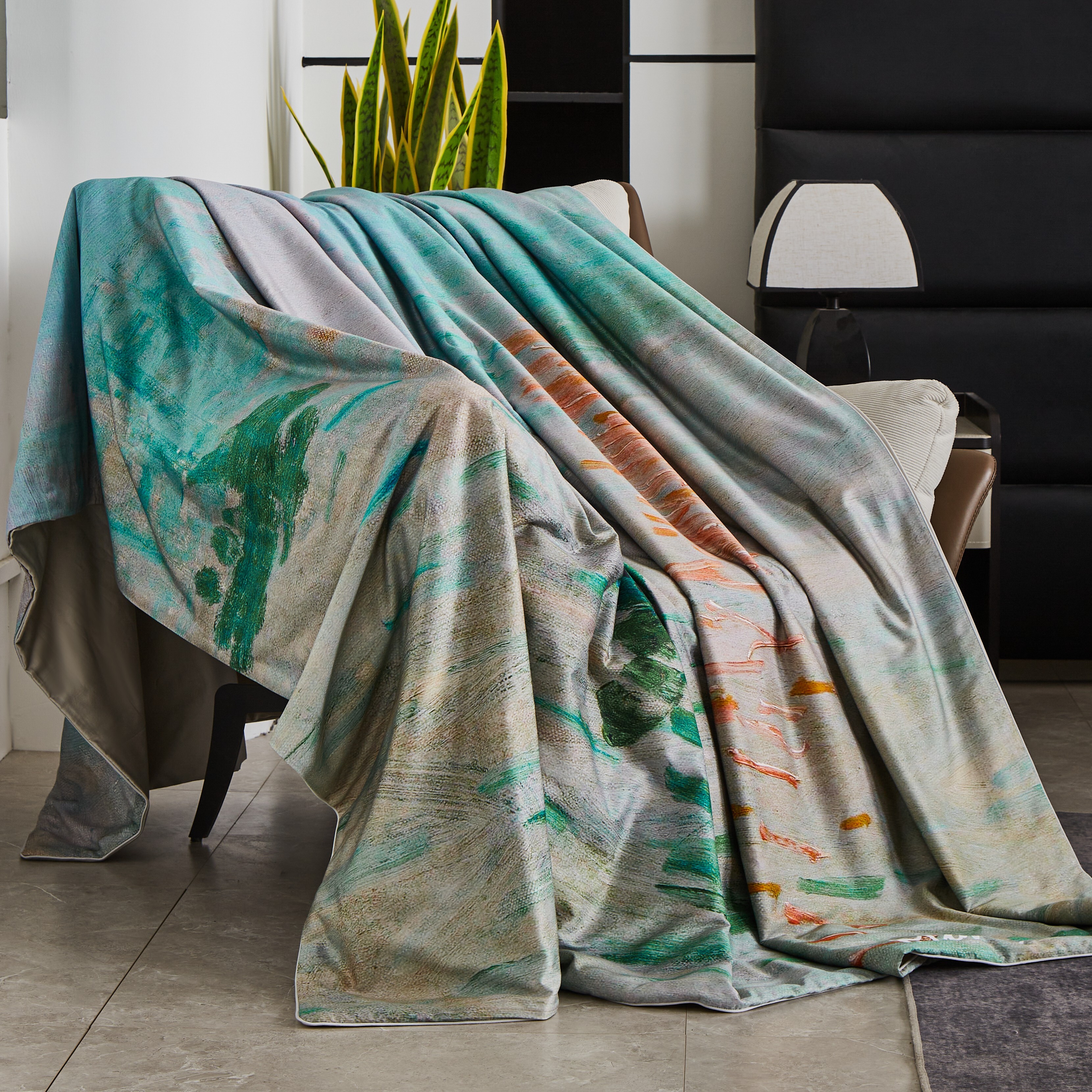 藝術涼被｜莫內《日出印象》