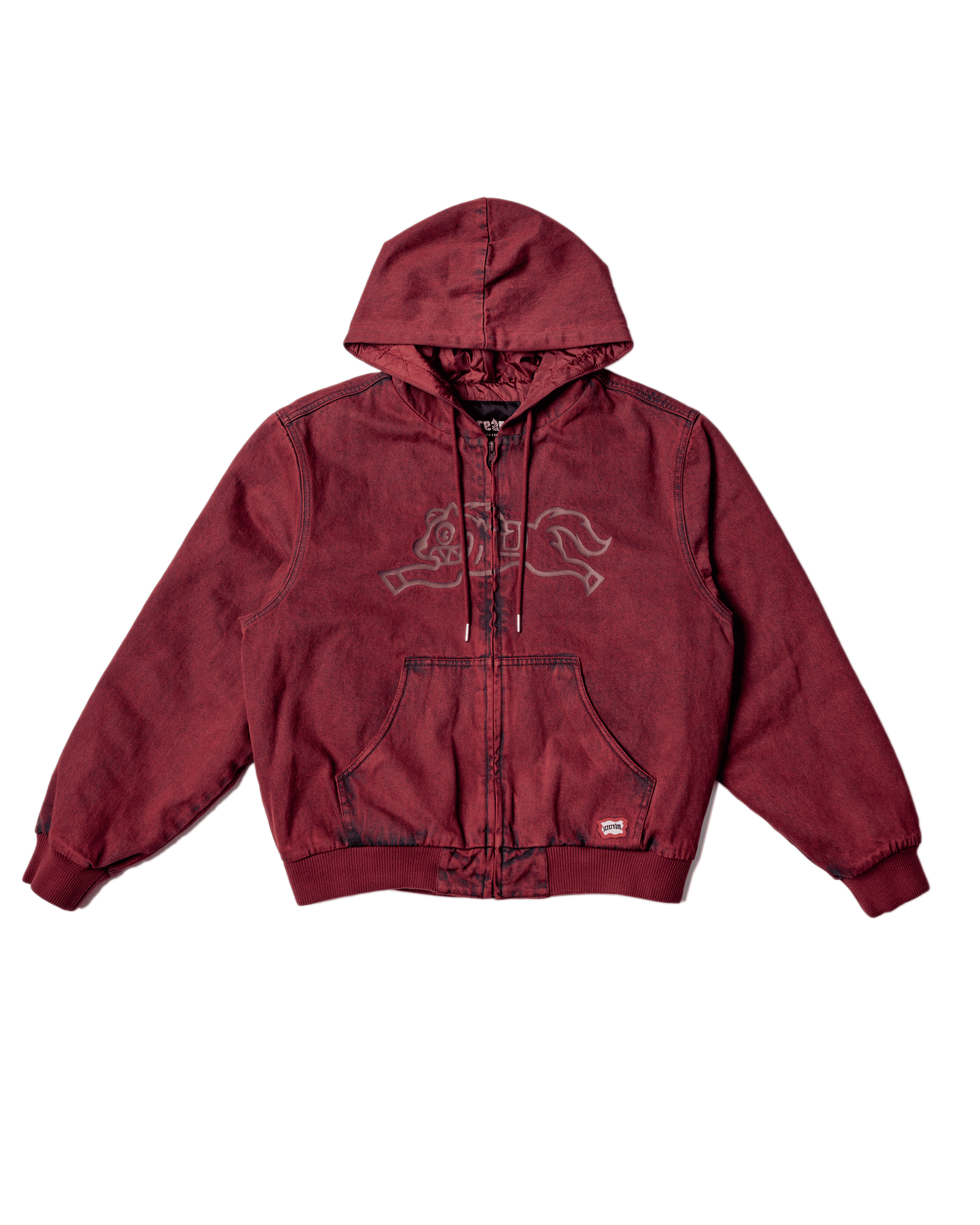 EQUINE WASHED ZIP HOODIE