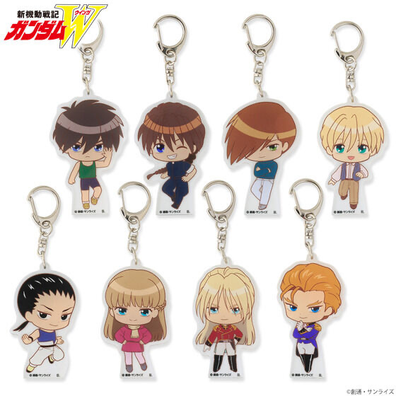 244885 Pbandai 預訂 2026/3月 新機動戦記ガンダムW デフォルメアクリルチャーム全種セット 套裝