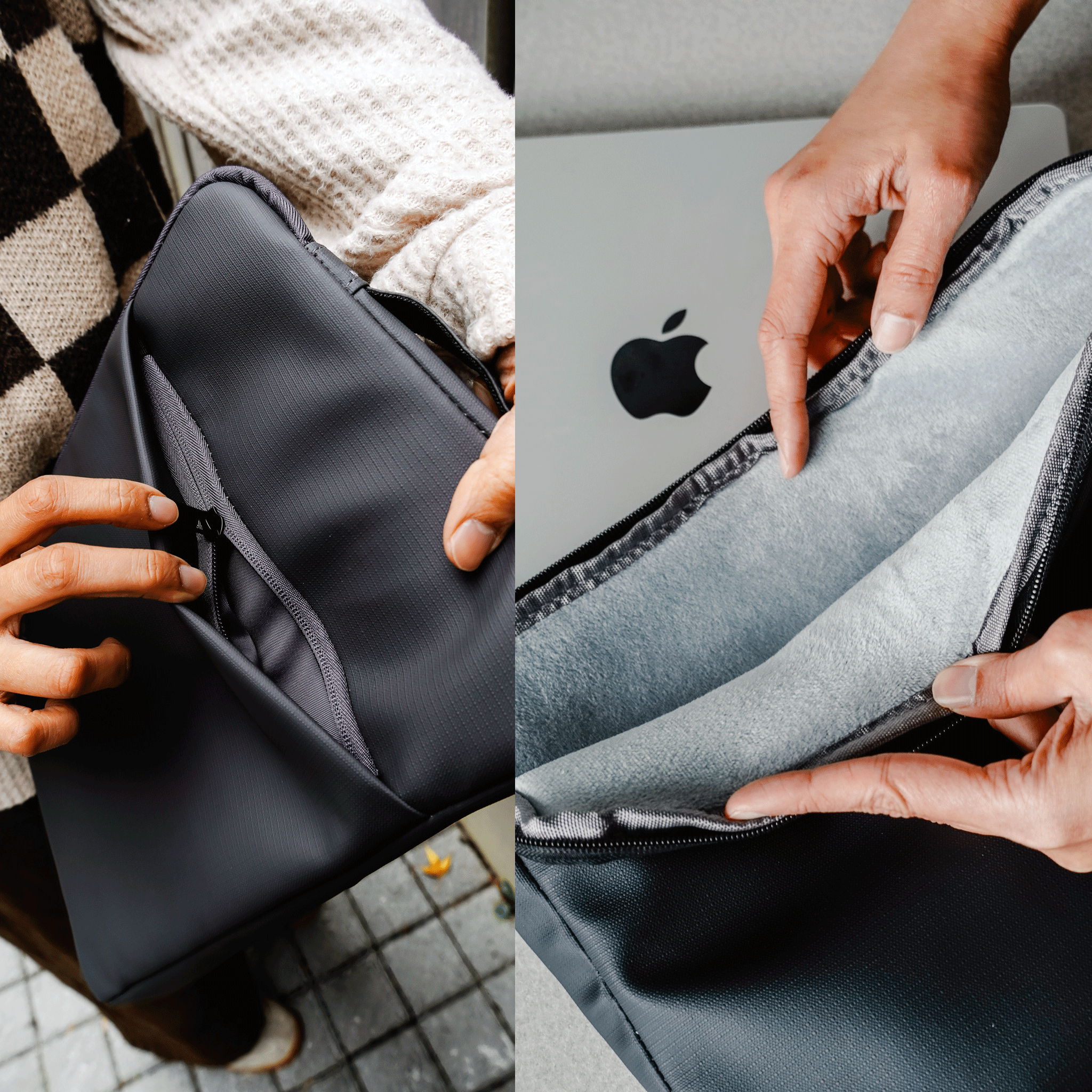 簡約抗震手提電腦包 三色售