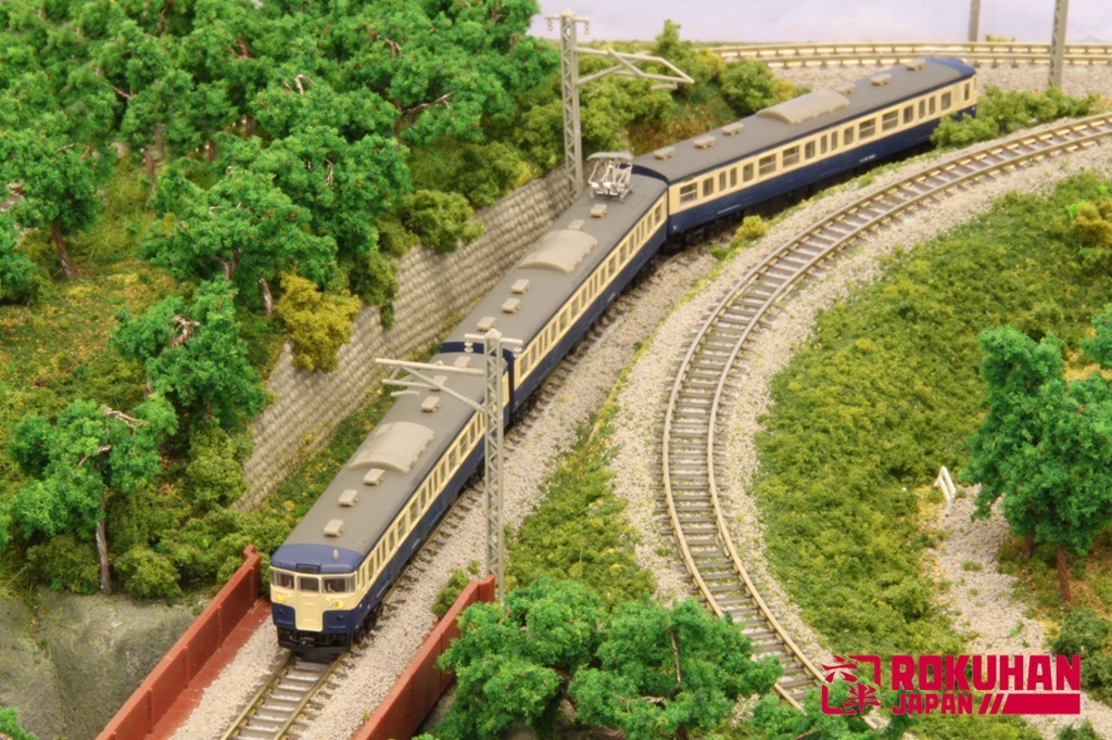 Rokuhan T011-3 Z規 115系列 橫須賀彩 3輛基本組