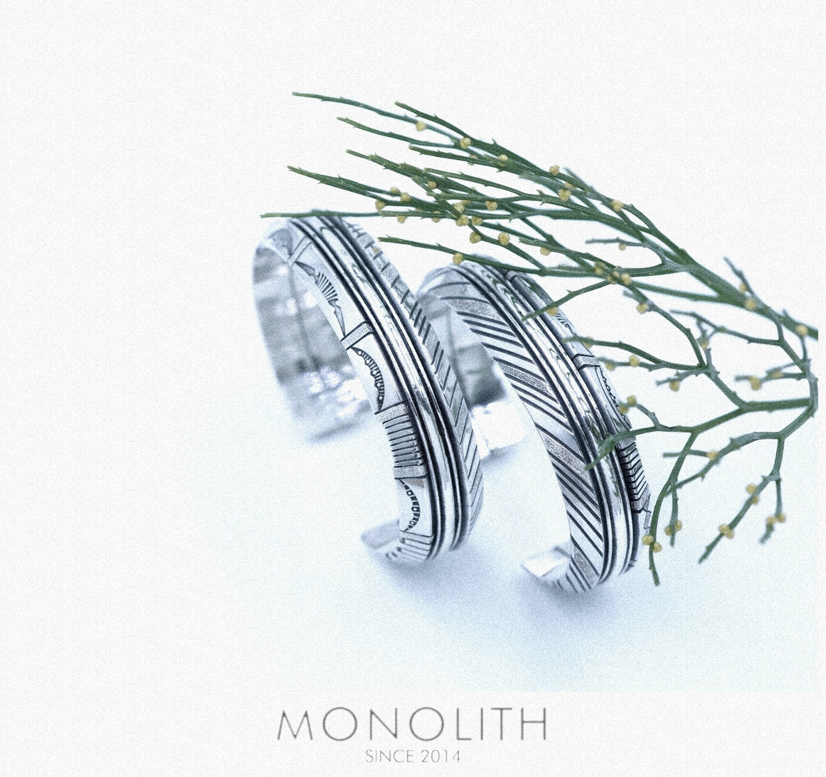 純銀打印拼接【手環】