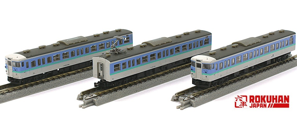 Rokuhan T011-6 Z規 115系列 長野配色  3輛基本組