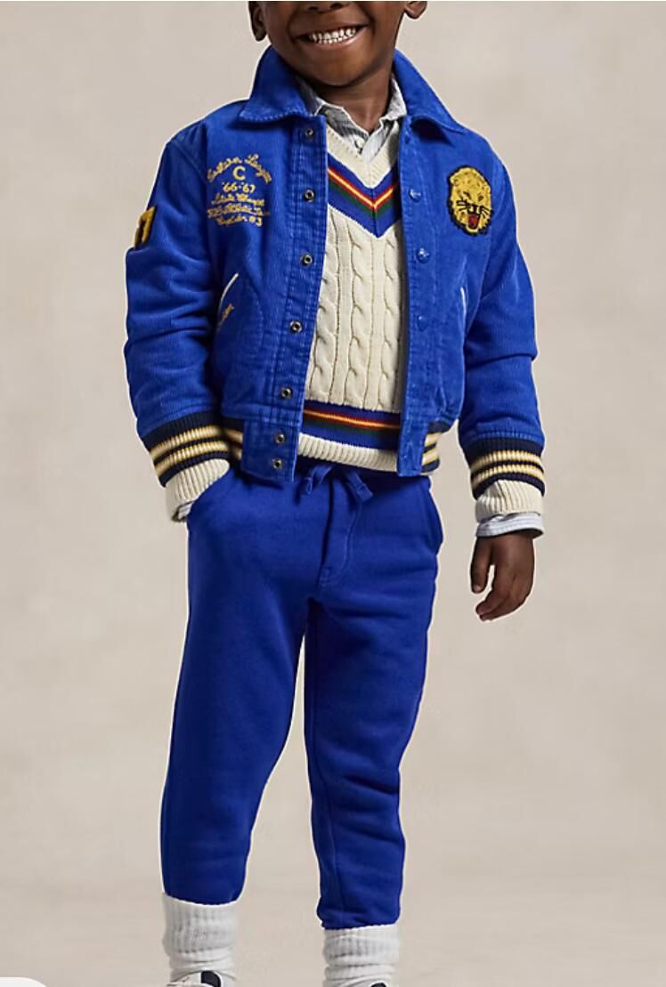 (現貨) 100%官方直送正貨 Polo Ralph Lauren Fleece Jogger pant  (Classic Azure) Boy 2-7 (Size 5)
