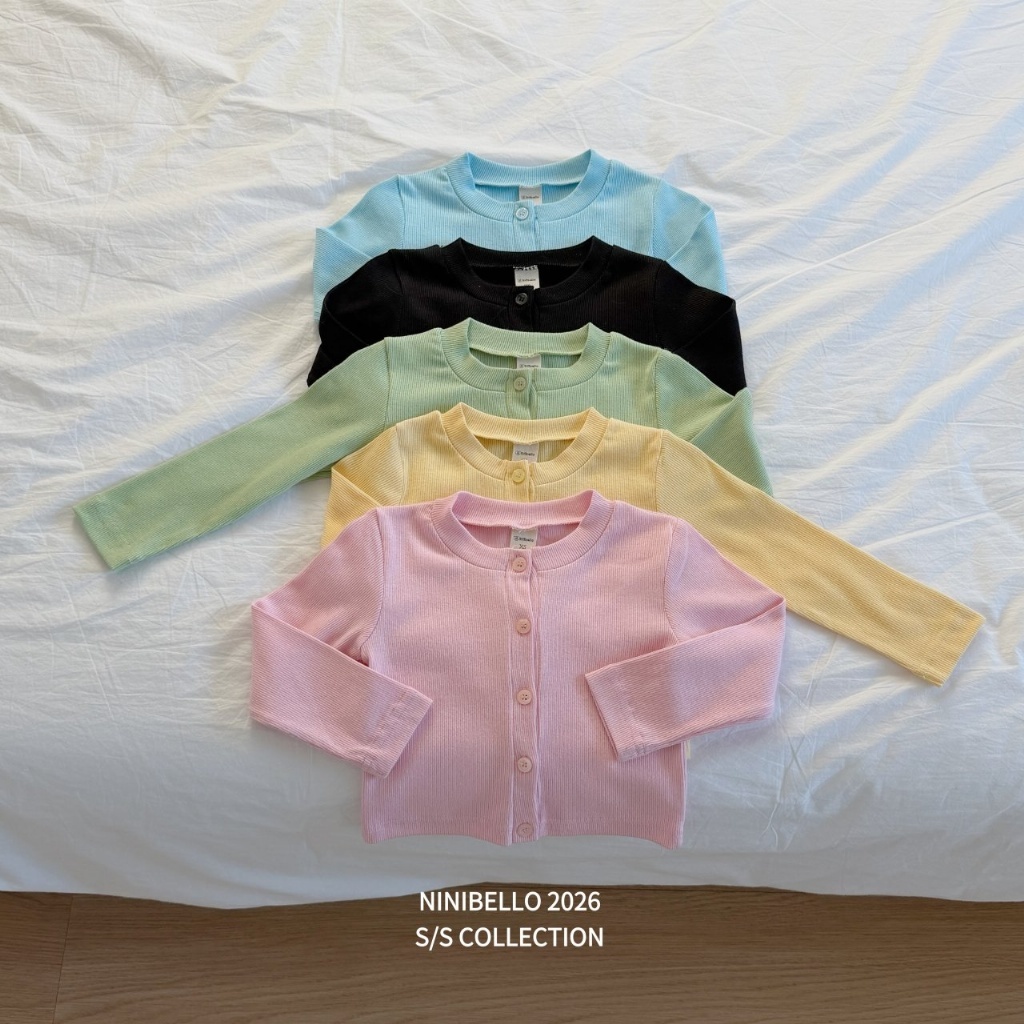 正韓春Ninibello 五色糖果色圓領外套