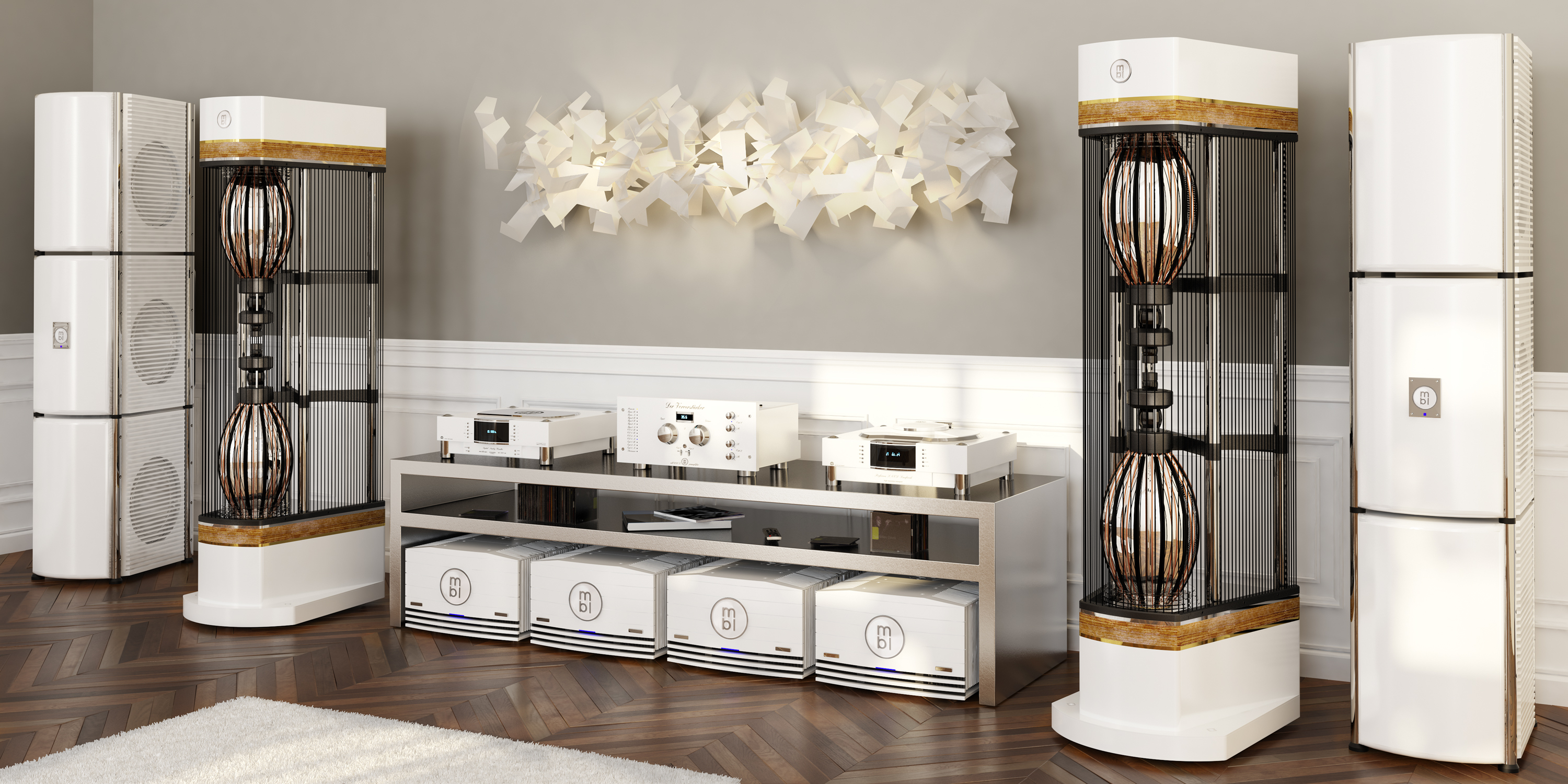 MBL Germany White Reference System 101 X Loudspeaker Hong Kong