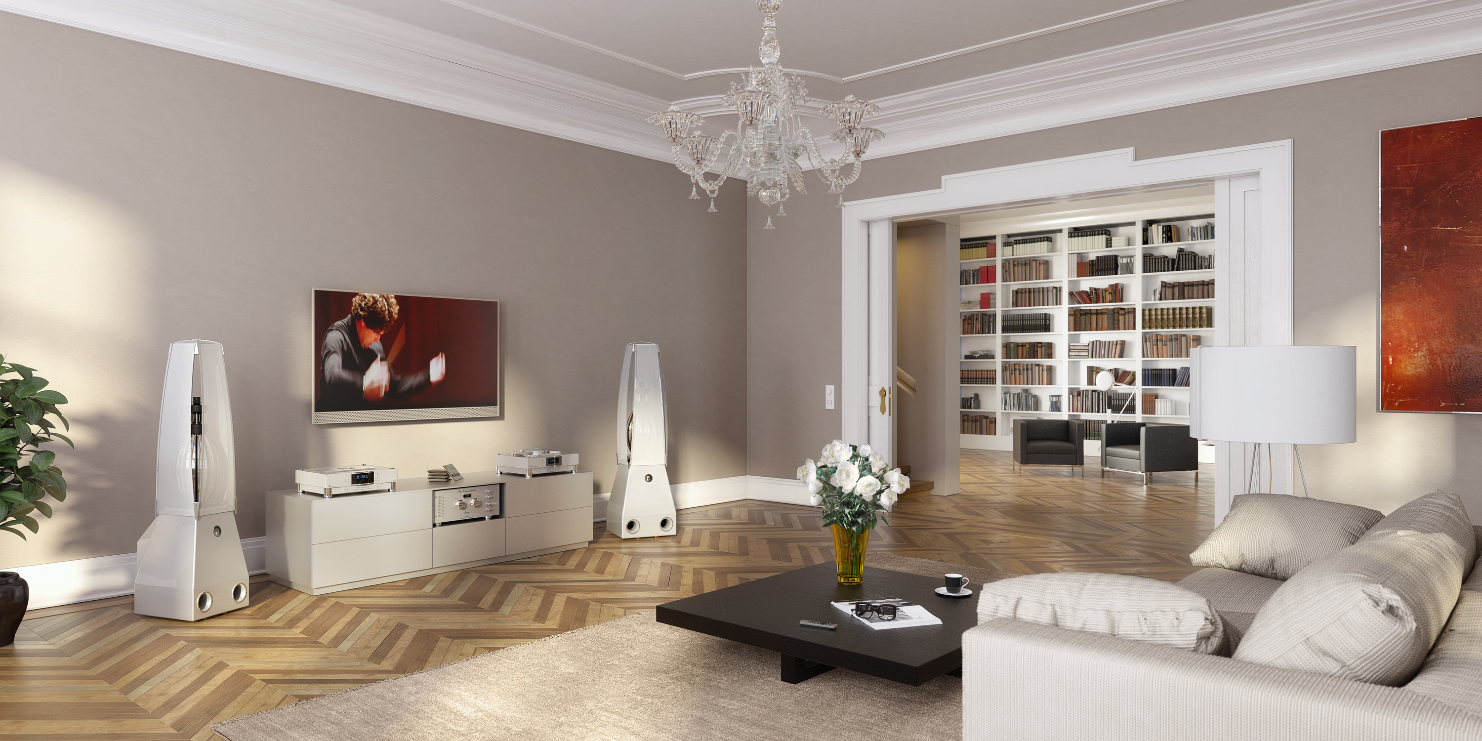 MBL Reference Line White 101 E Loudspeaker Radialstrahler Hong Kong