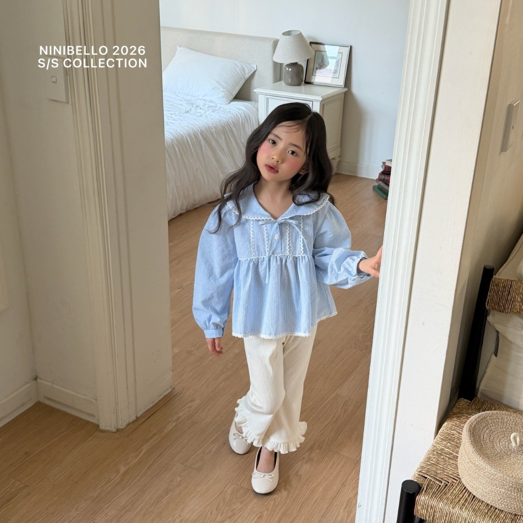 正韓春Ninibello 兩色勾勒春天上衣