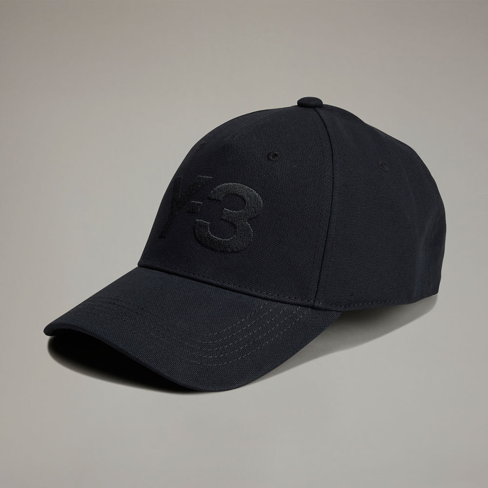 【 Y-3 LOGO CAP 經典LOGO棒球帽 - 全黑 】