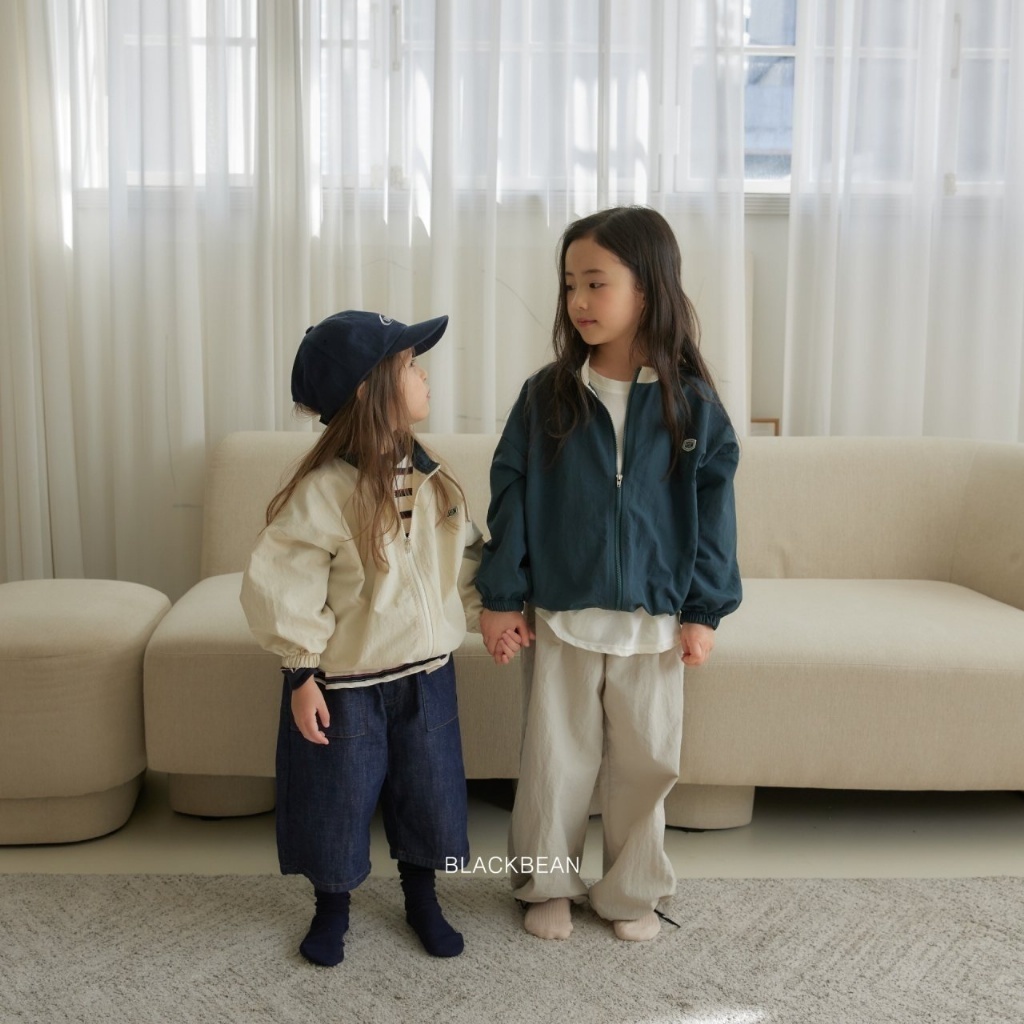 韓國🇰🇷BLACKBEAN 拼色復古夾克(S-XL)