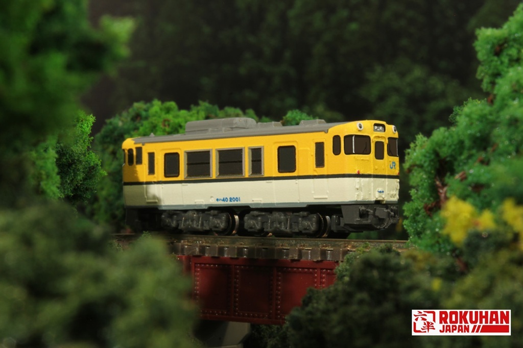 Rokuhan ST009-2 Z規 Z Shorty KIHA 40 廣島彩色