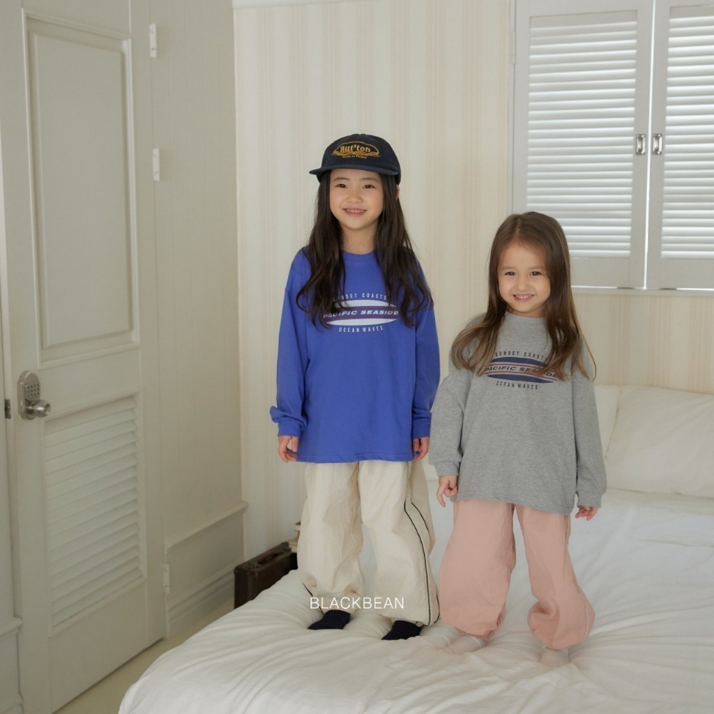 韓國🇰🇷BLACKBEAN 海洋印字長袖T恤(S-XL)