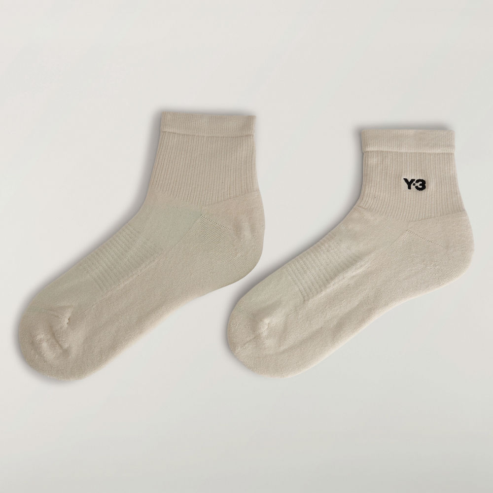 【 Y-3 CLASSIC LOW SOCKS 經典短襪 - 灰棕 】