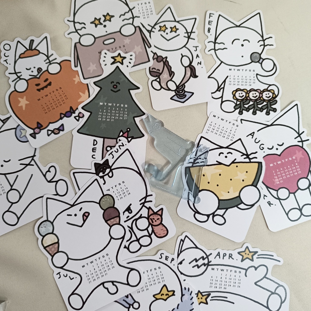 寫情書的人．2026年曆（桌曆版）