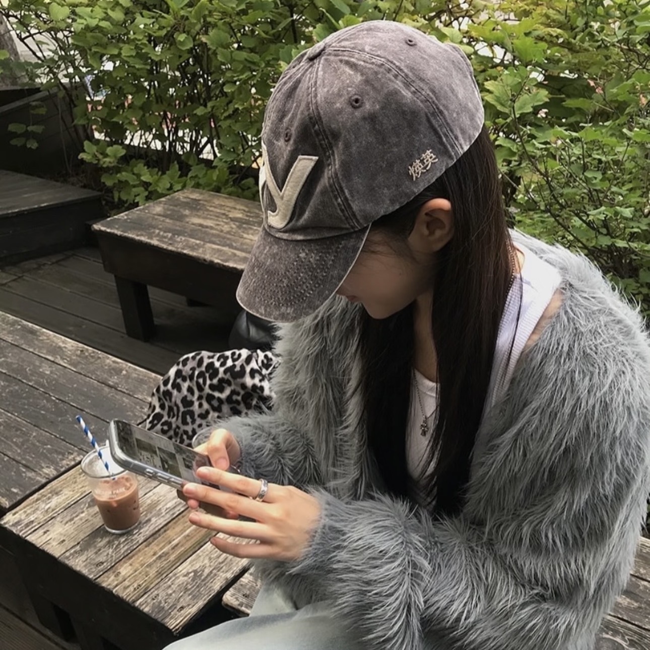 OPEN YY COTTON BALL CAP BROWN 水洗棒球帽 做舊 帽子 韓國代購