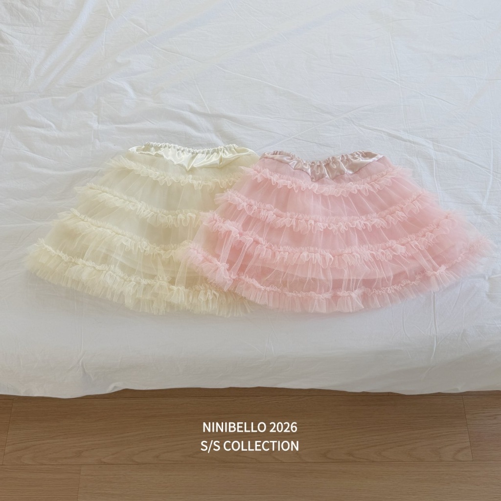 正韓春Ninibello 兩色跳舞女孩紗裙