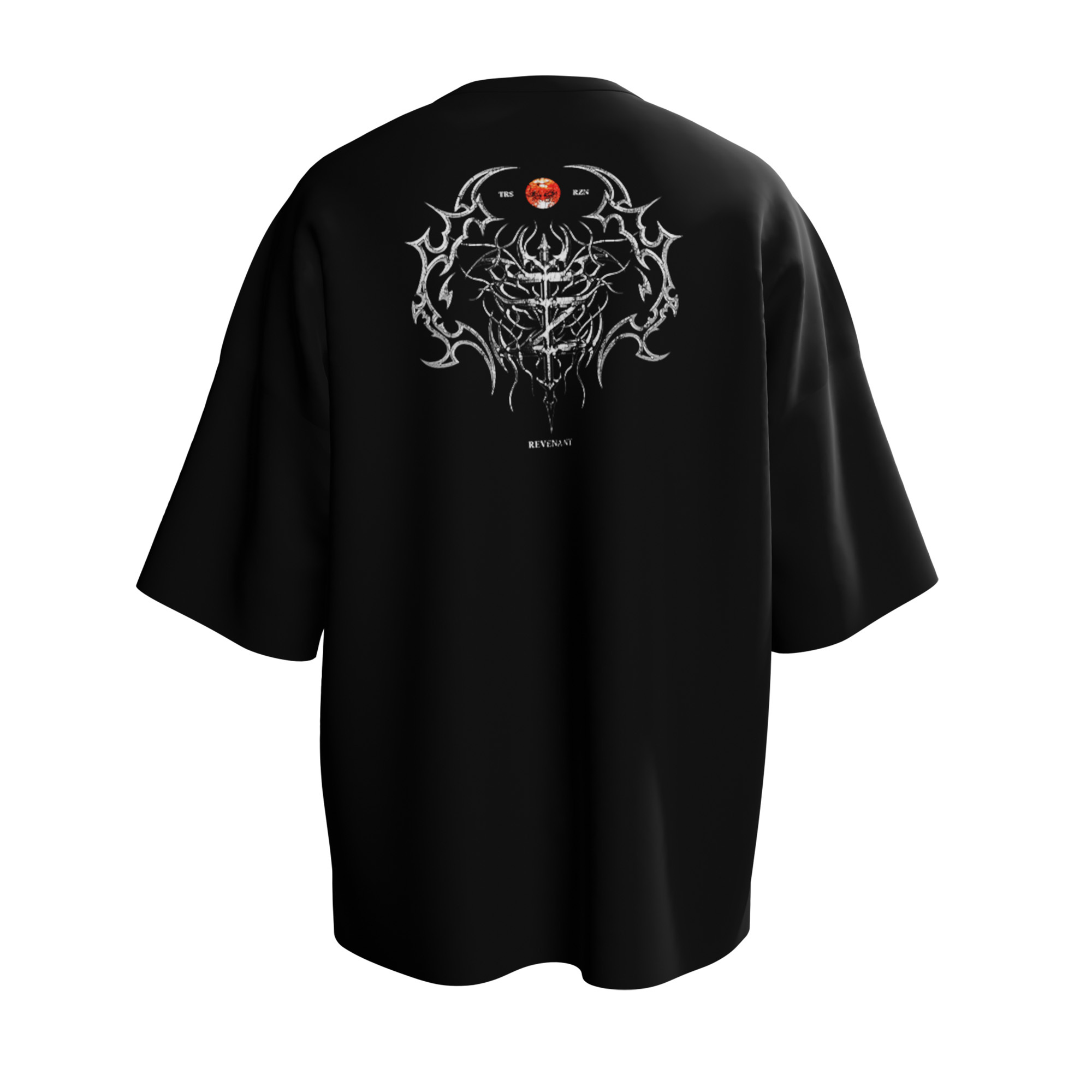 Black Oracle Oversized Tee