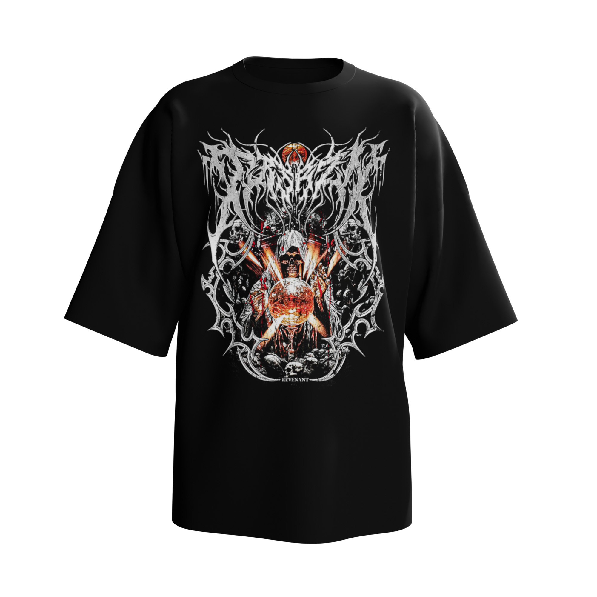 Black Oracle Oversized Tee