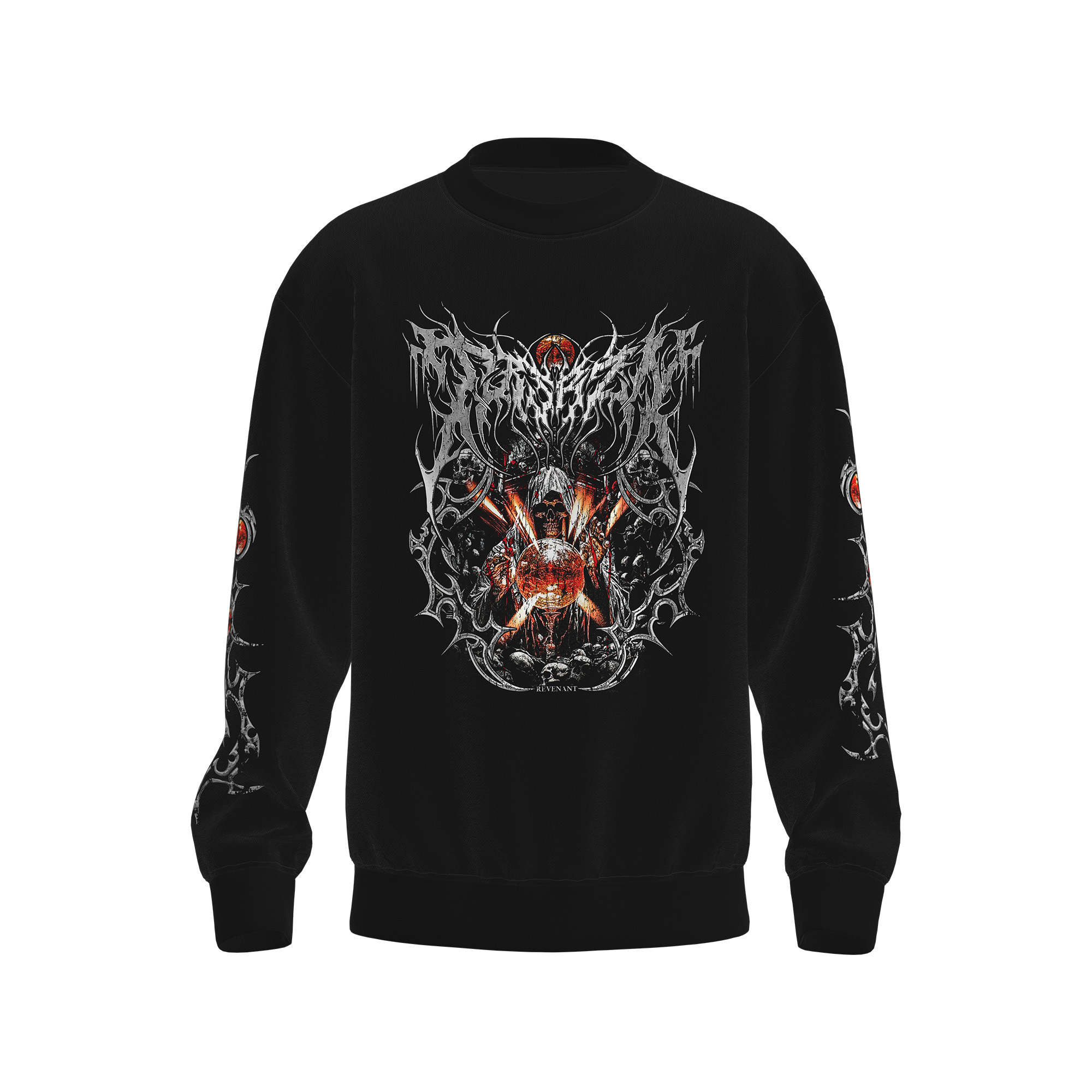 Black Oracle Oversized Sweatshirt