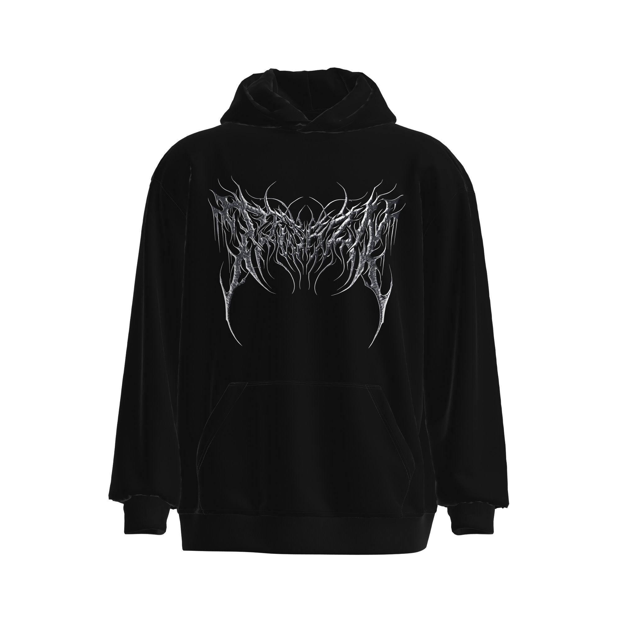 Chrome Type Logo Hoodie