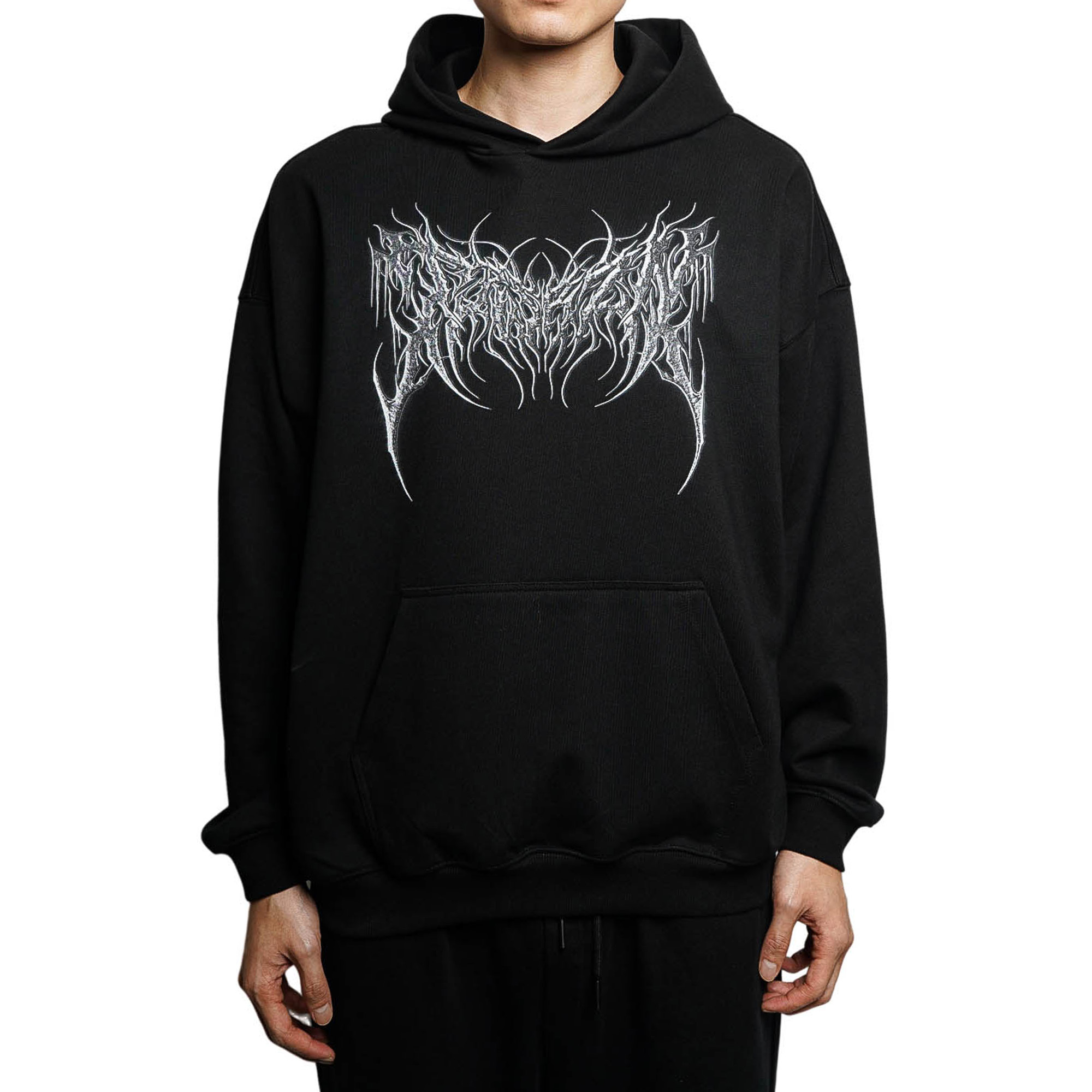 Chrome Type Logo Hoodie