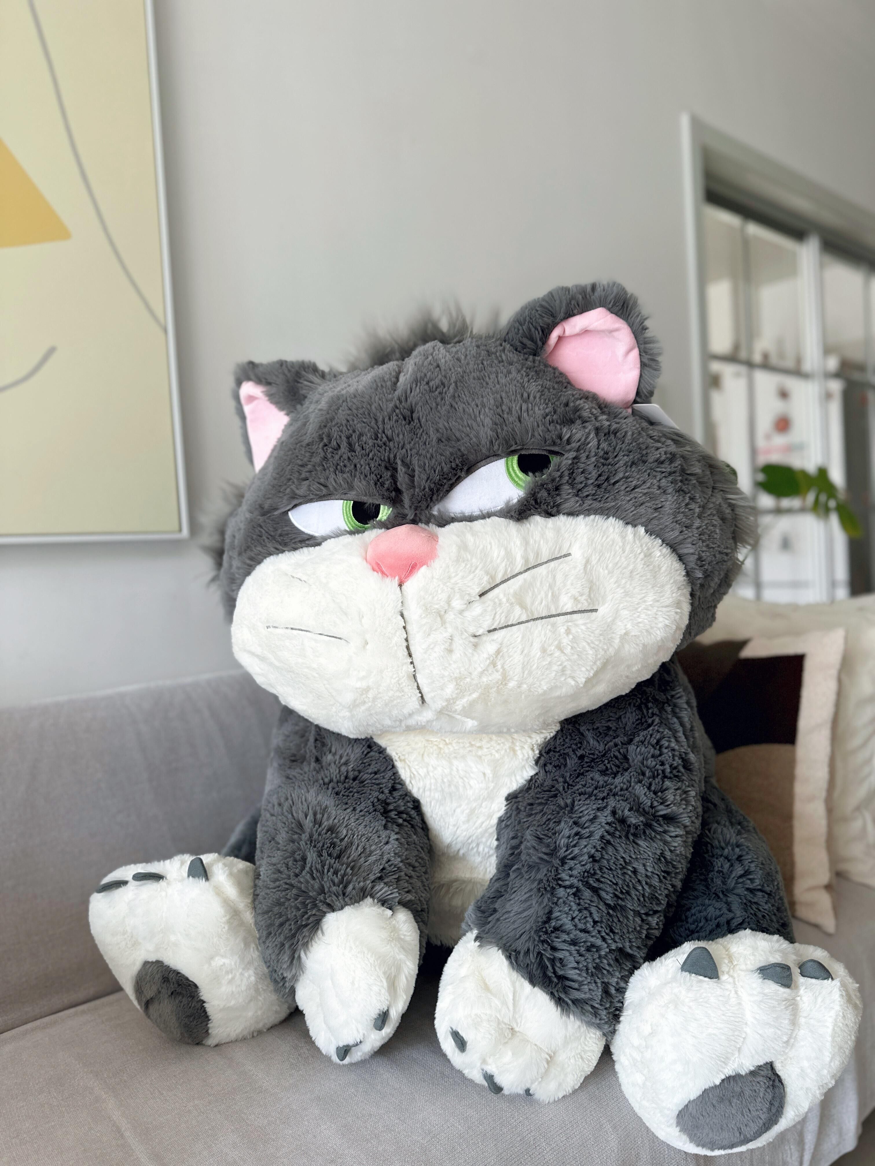 Disney Cinderella  x Zoobies 正版授權 路西法3合1抱枕毯 抱枕 法蘭絨毛毯 絨毛公仔 3款 45cm 80cm /預購