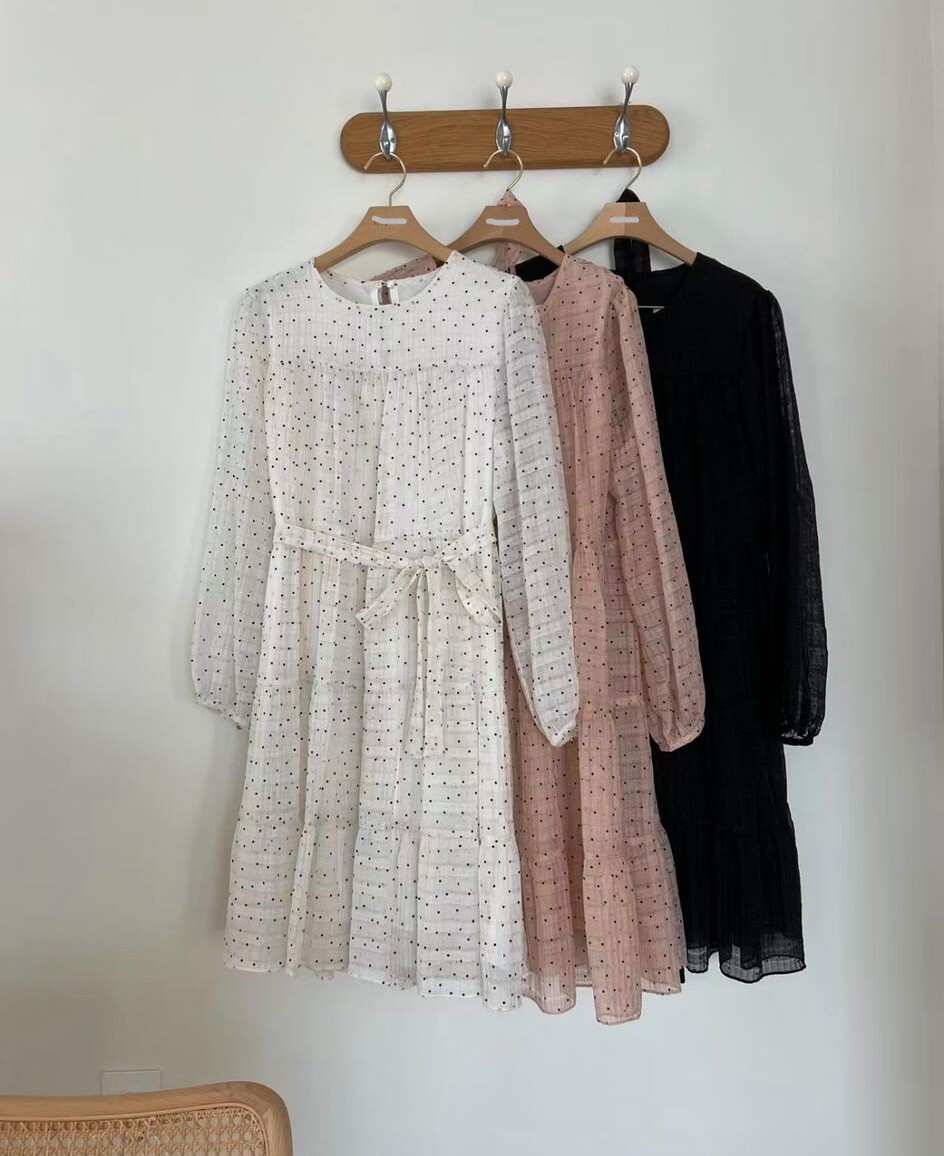 SY03   高質波點連身裙  胸44長 37. 腰46 hip 46 $569 [一口價] SY人氣NO:3🥉