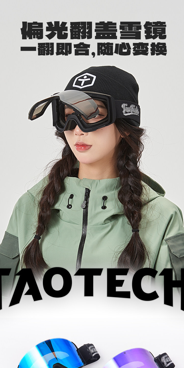 【TAOTECH】翻蓋款風鏡_偏光_2425