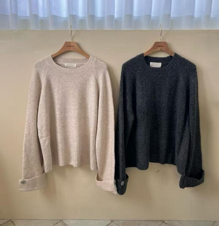 SY25   燕麥色 羊毛30% 胸47-52長 23$399 [一口價]