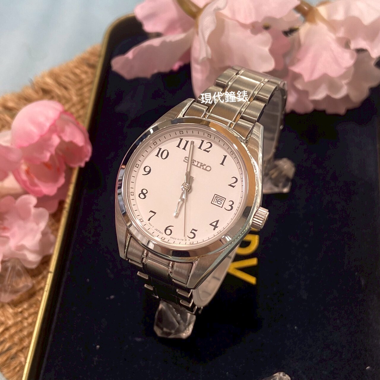 【SEIKO 精工】精工 經典阿拉伯女錶6N22-00P0S 28mm 現代鐘錶