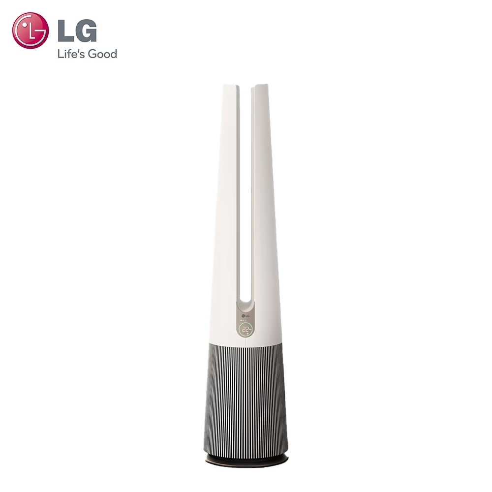 LG 樂金AeroTower Hit風革機-二合一涼風系列清淨機 象牙白 FS151PBK0