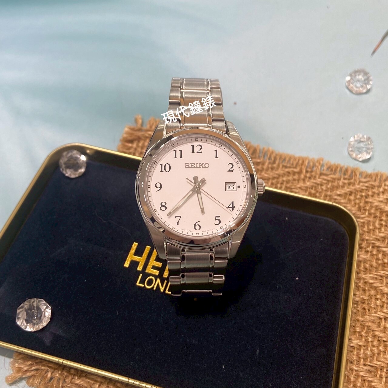 【SEIKO 精工】精工 阿拉伯石英男錶6N22-00F0S 40mm 現代鐘錶