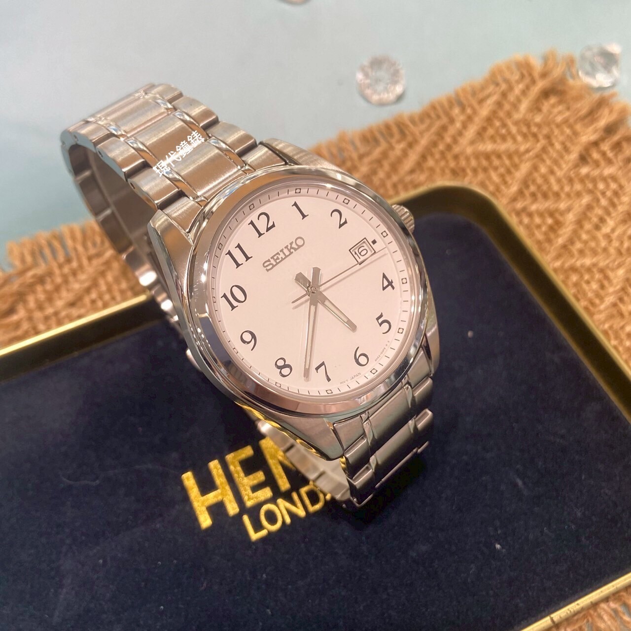 【SEIKO 精工】精工 阿拉伯石英男錶6N22-00F0S 40mm 現代鐘錶