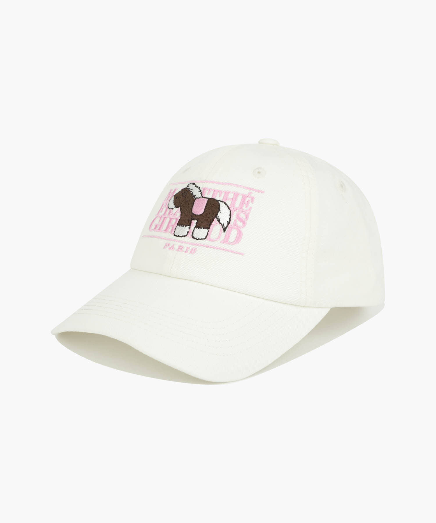 <韓國代購> MARITHE FRANCOIS GIRBAUD PONY CLASSIC LOGO COVERED CAP