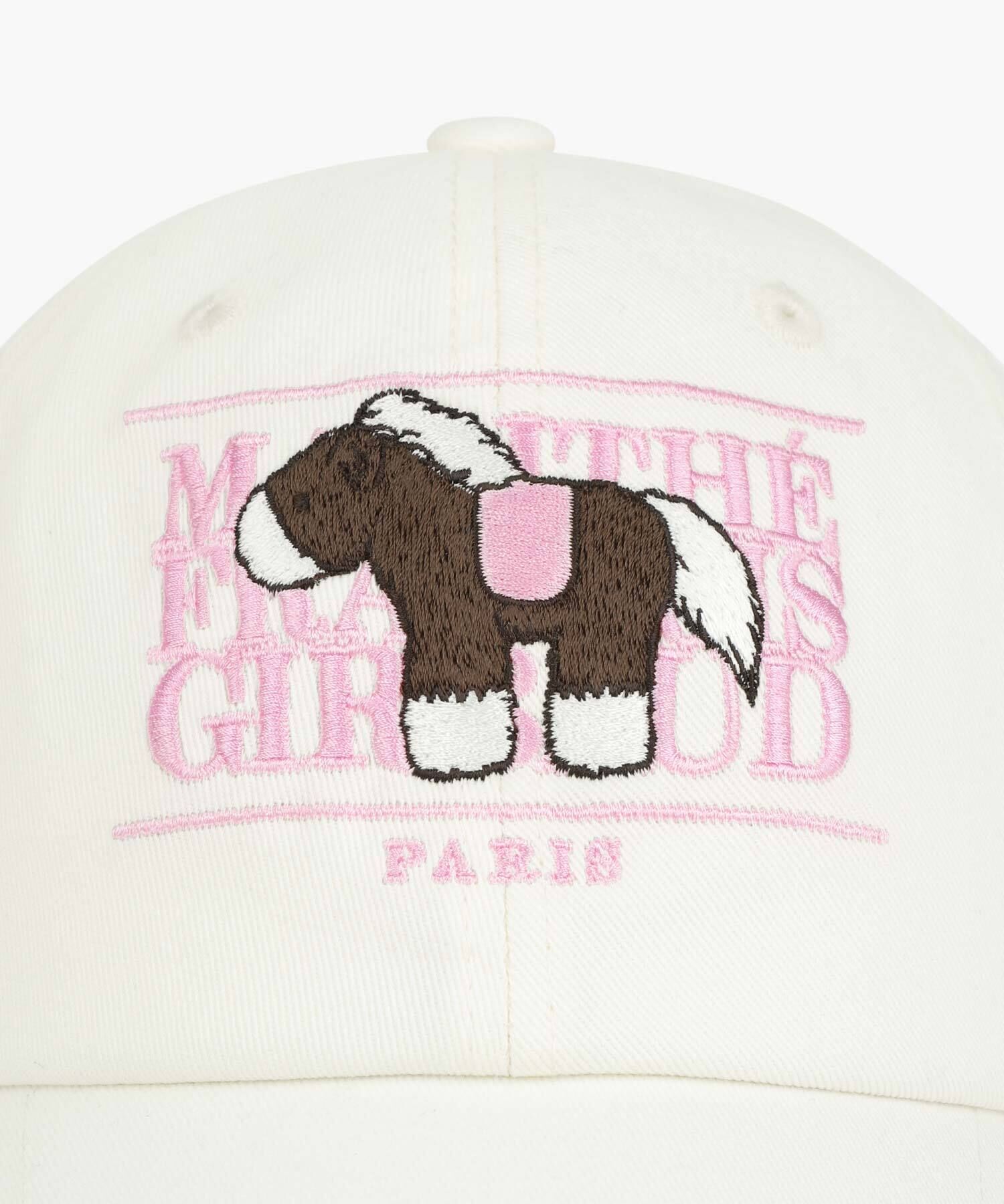 <韓國代購> MARITHE FRANCOIS GIRBAUD PONY CLASSIC LOGO COVERED CAP
