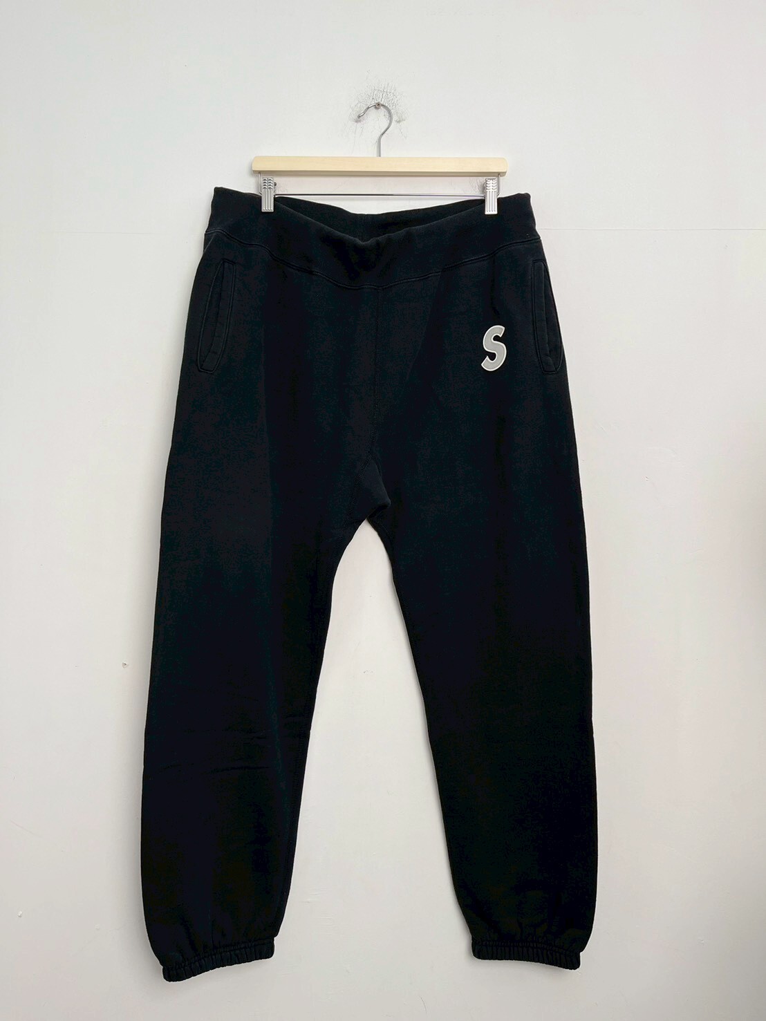 SUPREME 16SS 3M Reflective S Logo Sweatpant BLACK SIZE XL
