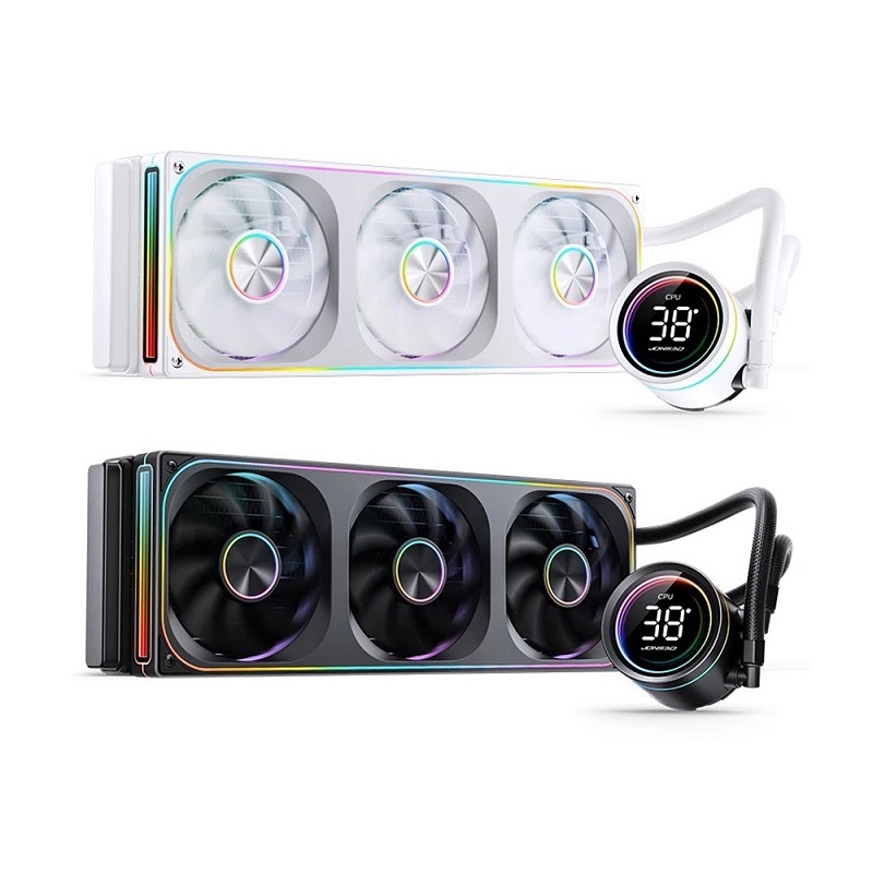 JONSBO 喬思伯 TH-360 全幅式無限鏡一體扇液晶水冷/TDP:260W/240mm 黑色/白色