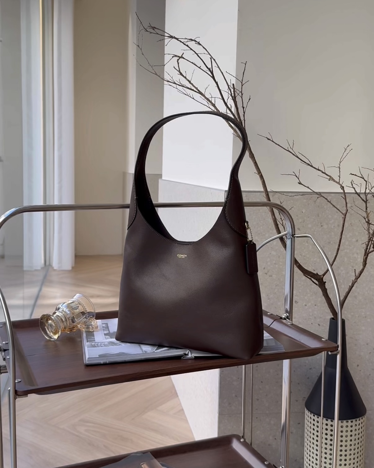 COACH｜BROOKLYN 28 楓葉紅棕