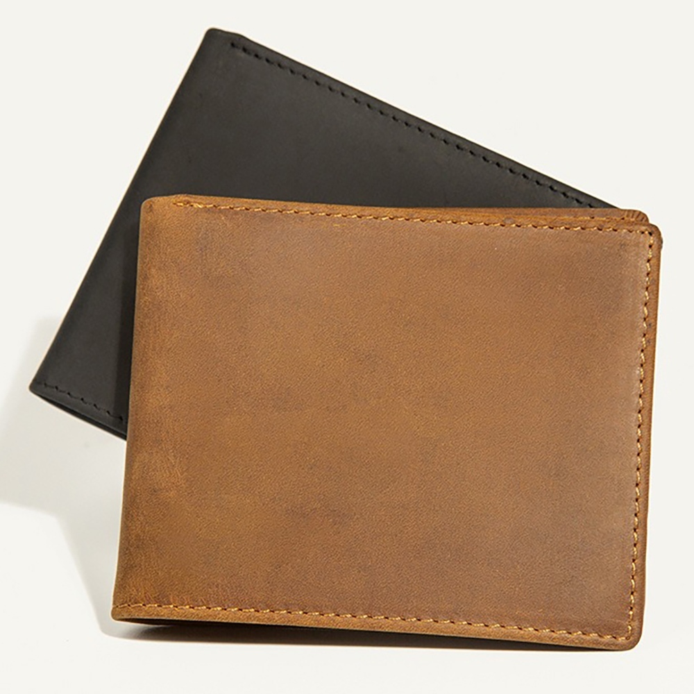 RFID 皮夾 短夾 二折短夾 男生皮夾 真皮短夾 牛皮錢包 復古皮夾 短款錢包 防盜刷皮夾 簡約短夾 卡夾 227