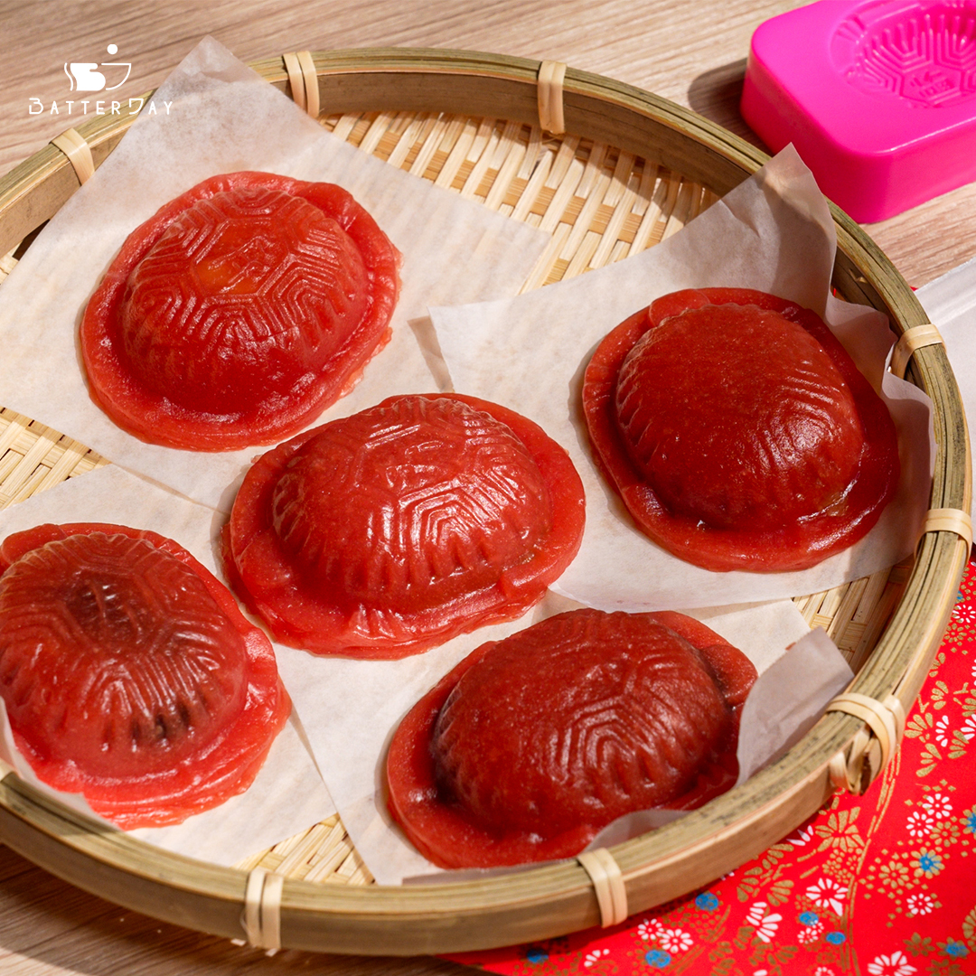 “焙日紅龜粿實拍”