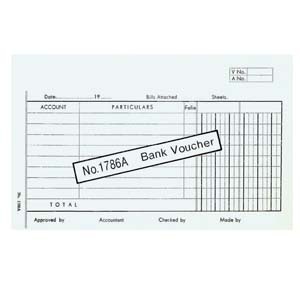 1786A  A/C VOUCHER - BANK 500117860