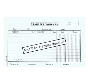 1771A  A/C VOUCHER - TRANSFER 500117710