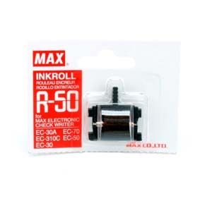 MAX R-50 支票機墨轆 - 紅色 501213750