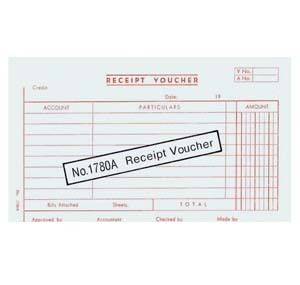 1780A  A/C VOUCHER - RECEIPT 500117800