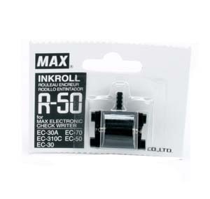 MAX R-50 支票機墨轆 - 黑色 501213150