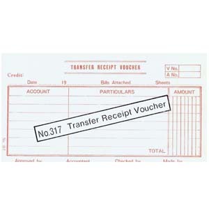 317 A/C VOUCHER - TRANSFER RECEIPT 500131700