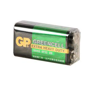GP超霸 1604G (9V) 環保碳性電池 500306400