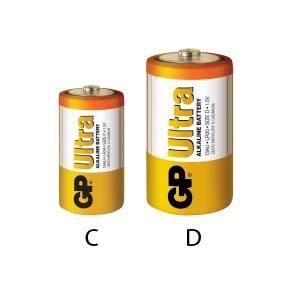 GP超霸 13A (UM-1) 特強鹼性D電池 (2粒裝) 500311300