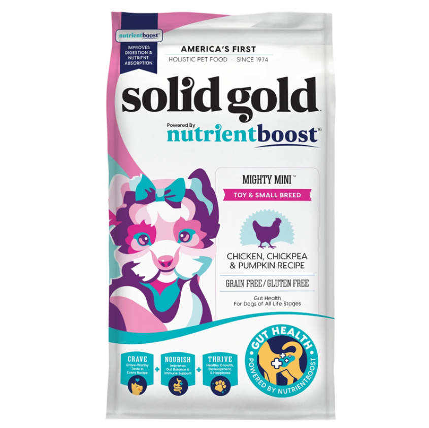 Solid Gold 素力高 無穀物系列 (雞肉) 小型/迷你全犬糧 11LB